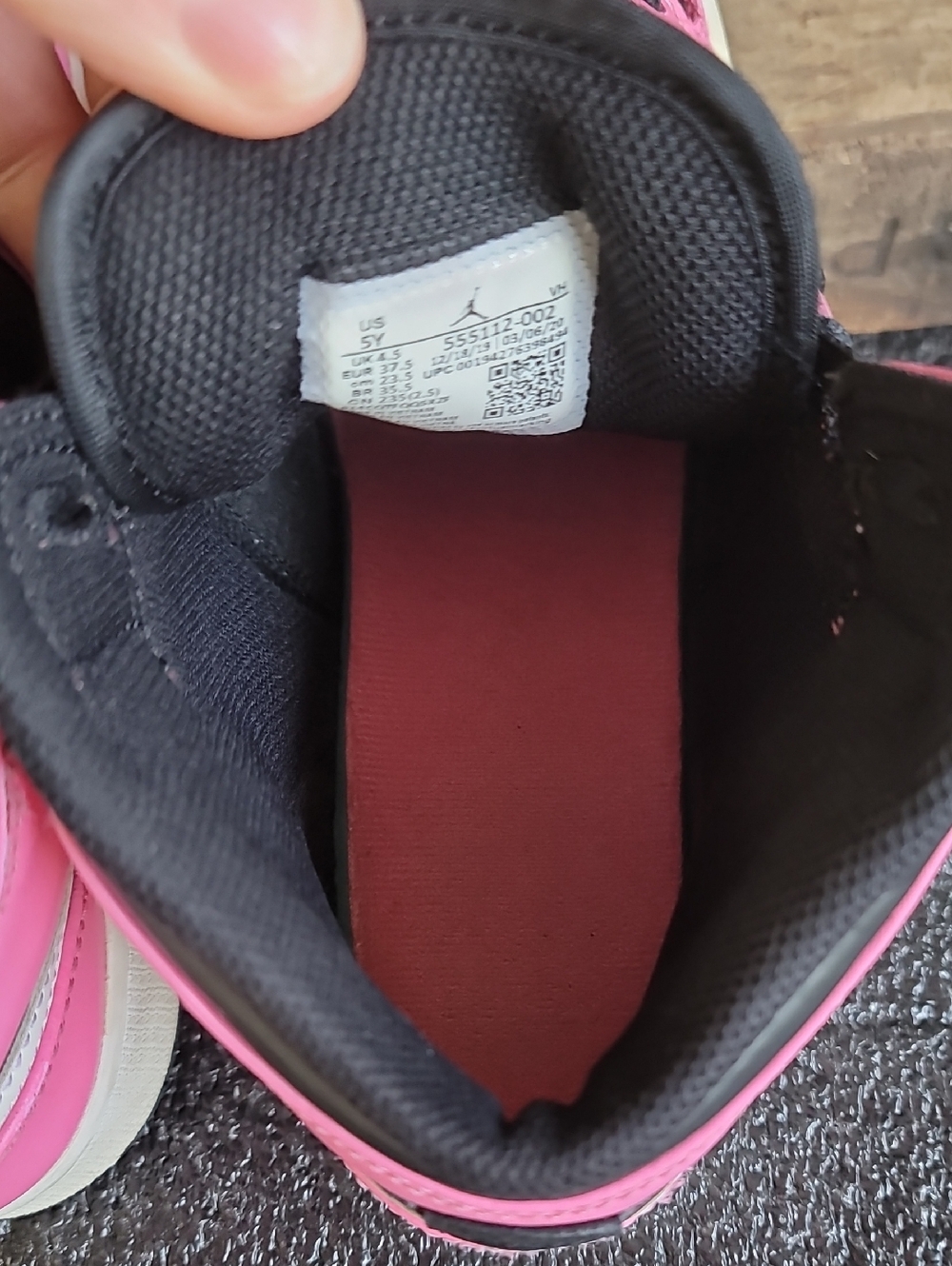 Nike Air Jordan 1 Mid "Pinksicle" Wmns 6.5 Ships Today - Picture 14 of 15
